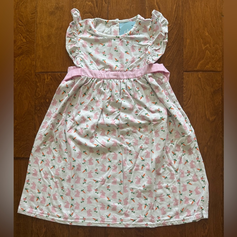 NWT Classic Whimsy Size 7 Bunnies & Carrots Dress